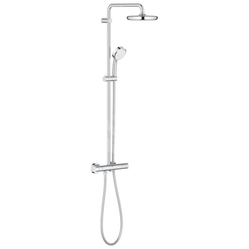 Grohe Tempesta Cosmopolitan - Set de douche avec thermostat, 210 mm, chrome 27922001