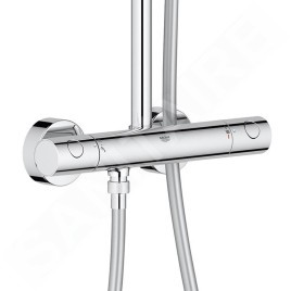 Grohe Tempesta Cosmopolitan - Set de douche avec thermostat, 210 mm, chrome 27922001