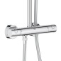 Grohe Tempesta Cosmopolitan - Set de douche avec thermostat, 210 mm, chrome 27922001