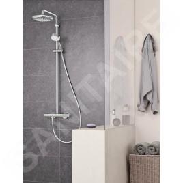 Grohe Tempesta Cosmopolitan - Set de douche avec thermostat, 210 mm, chrome 27922001