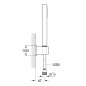 Grohe Euphoria Cube - Colonne de douche, chrome 27703000