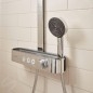 Hansgrohe Pulsify S - Set de douche 260 avec thermostat ShowerTablet Select 400, 2 jets, EcoSmart, chrome 24241000 Hansgrohe Pulsify S - Set de douche 260 avec thermostat ShowerTablet Select 400, 2 jets, EcoSmart, chrome 24241000