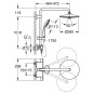 Grohe Vitalio Joy - Set de douche 260 avec thermostat, 3 jets, chrome 26403001 Grohe Vitalio Joy - Set de douche 260 avec thermostat, 3 jets, chrome 26403001