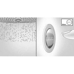 Hansgrohe Pulsify Select - Set de pommeau de douche, 3 jets, support et flexible de 1250 mm, noir mat 24302670