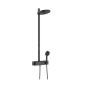 Hansgrohe Pulsify S - Set de douche 260 avec thermostat ShowerTablet Select 400, 2 jets, EcoSmart, noir mat 24241670