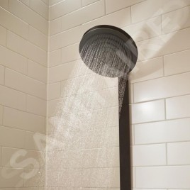 Hansgrohe Pulsify S - Set de douche 260 avec thermostat ShowerTablet Select 400, 2 jets, EcoSmart, noir mat 24241670