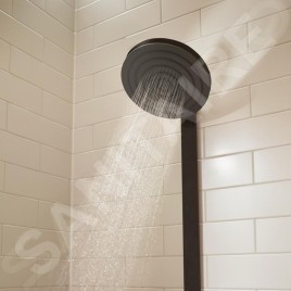 Hansgrohe Pulsify S - Set de douche 260 avec thermostat ShowerTablet Select 400, 2 jets, EcoSmart, noir mat 24241670