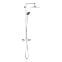Grohe Vitalio Joy - Set de douche 260 avec thermostat et étagère, chrome 26403002