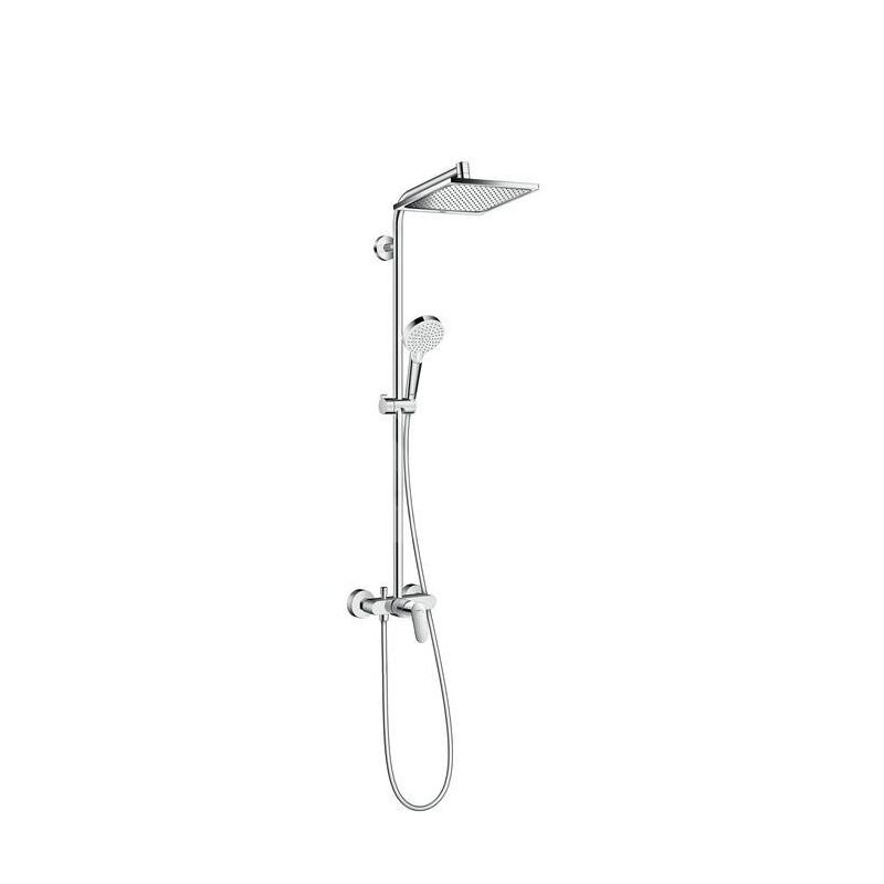 Hansgrohe Crometta - Set de douche Showerpipe E 240 avec mitigeur, chrome 27284000