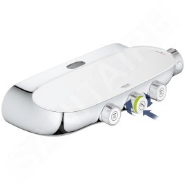 Grohe Rainshower SmartControl - Set de douche Duo 360 avec thermostat, 2 jets, chrome 26250000