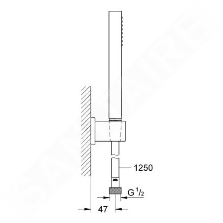 Grohe Euphoria Cube - Colonne de douche, chrome 27702000