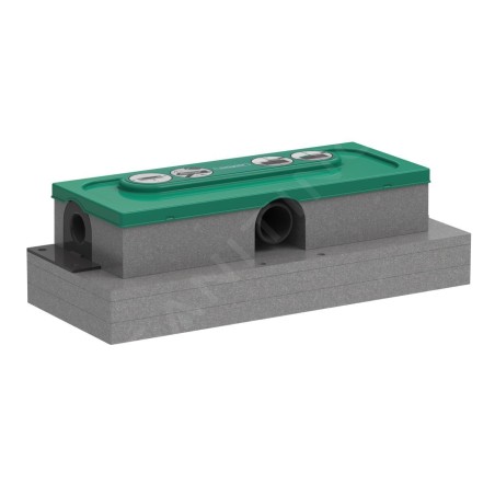 Hansgrohe uBox universal - Corps d'encastrement pour caniveau de douche linéaire pour installation à plat 01000180
