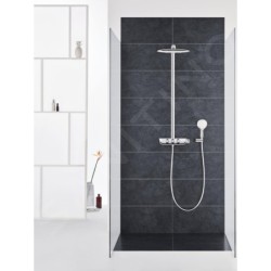 Grohe Rainshower SmartControl - Set de douche Duo avec thermostat, 360 mm, blanc lunaire 26250LS0