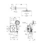 Grohe Grohtherm SmartControl - Set de douche Perfect avec thermostat encastré, 254 mm, chrome 34742000 Grohe Grohtherm SmartControl - Set de douche Perfect avec thermostat encastré, 254 mm, chrome 34742000