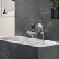 Grohe Rainshower SmartActive - Set de douche de tête 130 9,5 l/min, 3 jets, support et flexible, chrome 26580000