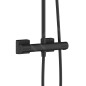 Hansgrohe Vernis Shape - Set de douche Showerpipe 240 avec thermostat de baignoire, 2 jets, noir mat 26900670 Hansgrohe Vernis Shape - Set de douche Showerpipe 240 avec thermostat de baignoire, 2 jets, noir mat 26900670