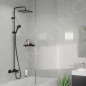 Hansgrohe Vernis Shape - Set de douche Showerpipe 240 avec thermostat de baignoire, 2 jets, noir mat 26900670 Hansgrohe Vernis Shape - Set de douche Showerpipe 240 avec thermostat de baignoire, 2 jets, noir mat 26900670