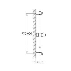 Grohe Euphoria - Barre de douche 900 mm, chrome 27500000