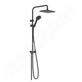 Hansgrohe Vernis Shape - Set de douche Showerpipe 230 Reno, EcoSmart, noir mat 26289670