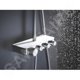 Grohe Euphoria SmartControl - Set de douche 310 Duo avec thermostat, blanc lunaire 26507LS0