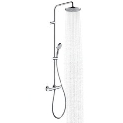Hansgrohe Vernis Blend - Set de douche Showerpipe 200 avec thermostat, chrome 26276000