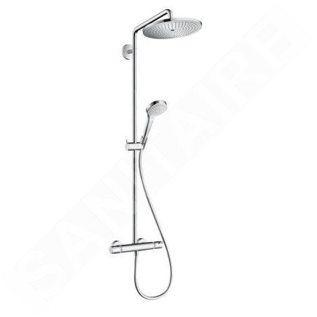 Hansgrohe Croma Select S - Set de douche Showerpipe 280 avec thermostat, EcoSmart 9 l/min, chrome 26794000