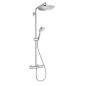 Hansgrohe Croma Select S - Set de douche Showerpipe 280 avec thermostat, EcoSmart 9 l/min, chrome 26794000