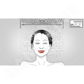 Hansgrohe Crometta - Set de douche Vario avec support Porter, 2 jets, blanc/ chrome 26692400