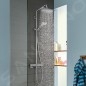 Hansgrohe Croma - Colonne de douche thermostatique Showerpipe, 1jet,EcoSmart, chrome 27660000 Hansgrohe Croma - Colonne de douche thermostatique Showerpipe, 1jet,EcoSmart, chrome 27660000