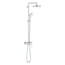 Grohe Tempesta Cosmopolitan - Système de douche 210 avec mitigeur à levier mural, chrome 26224001