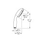 Grohe Tempesta New - Douchette, 1 jet, chrome 27923001 Grohe Tempesta New - Douchette, 1 jet, chrome 27923001