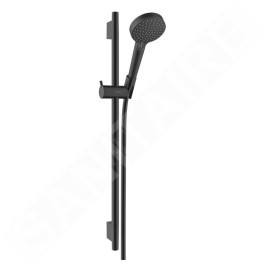 Hansgrohe Vernis Blend - Set douchette à main, 2 jets, barre et fleixble, noir mat 26422670