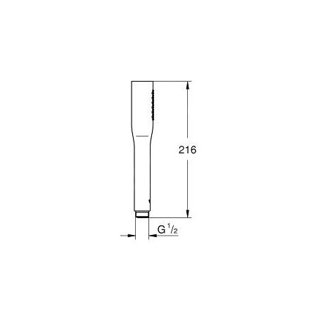 Grohe Euphoria - Douchette Cosmopolitan Stick, chrome 27400000