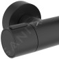Ideal Standard ALU+ - Set de douche avec thermostat, diamètre 26 cm, 2 jets, noir soyeux BD583XG