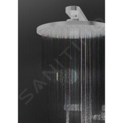 Ideal Standard ALU+ - Set de douche avec thermostat, diamètre 26 cm, 2 jets, noir soyeux BD583XG