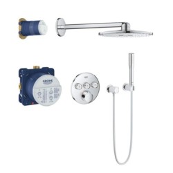 Grohe SmartControl Perfect - Set de douche avec mitigeur encastré, 310 mm, chrome 34709000