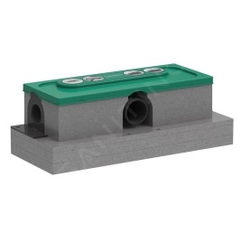 Hansgrohe uBox universal - Corps d'encastrement pour caniveau de douche linéaire pour installation standard 01001180
