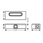 Hansgrohe uBox universal - Corps d'encastrement pour caniveau de douche linéaire pour installation standard 01001180 Hansgrohe uBox universal - Corps d'encastrement pour caniveau de douche linéaire pour installation standard 01001180