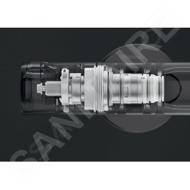 Ideal Standard CeraTherm - Set de douche T25 avec thermostat, 200 mm, 3 jets, chrome A7208AA