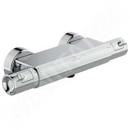 Ideal Standard CeraTherm - Set de douche T25 avec thermostat, 200 mm, 3 jets, chrome A7208AA