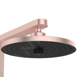 Ideal Standard ALU+ - Set de douche avec thermostat, diamètre 26 cm, 2 jets, rosé BD583RO