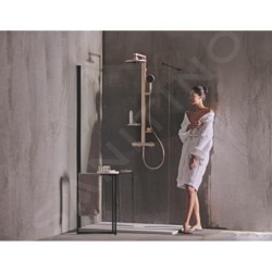 Ideal Standard ALU+ - Set de douche avec thermostat, diamètre 26 cm, 2 jets, rosé BD583RO
