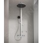 Ideal Standard ALU+ - Set de douche avec thermostat, diamètre 26 cm, 2 jets, argenté BD583SI
