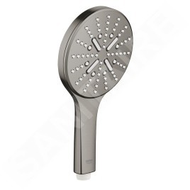Grohe Rainshower SmartActive - Douche de tête 130 9,5 l/min, 3 jets, Hard Graphite brossé 26574AL0
