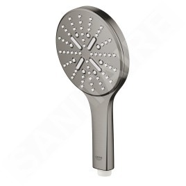 Grohe Rainshower SmartActive - Douche de tête 130 9,5 l/min, 3 jets, Hard Graphite brossé 26574AL0