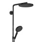 Hansgrohe Raindance Select S - Colonne de douche thermostatique Showerpipe, 1jet, noir mat 27633670