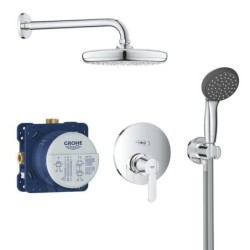 Grohe Get - Set de douche 210 avec mitigeur encastré, 3 jets, chrome 25220001