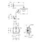 Grohe Precision Trend - Set de douche avec thermostat encastré, 2 jets, chrome 34733002 Grohe Precision Trend - Set de douche avec thermostat encastré, 2 jets, chrome 34733002