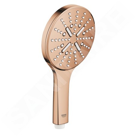 Grohe Rainshower SmartActive - Douche de tête 130 9,5 l/min, 3 jets, Warm Sunset 26574DA0