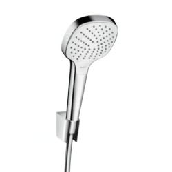 Hansgrohe Croma Select E - Douchette Vario Porter, kit, 1,60 m, blanc/chrome 26413400
